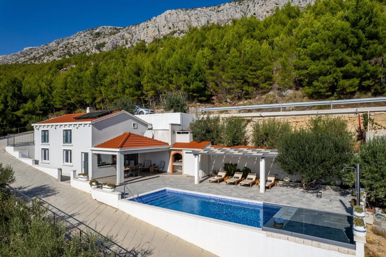 Villa Dream With Private Pool, 2 Bedrooms With En-Suite Bathrooms, Sea View Omiš Екстериор снимка